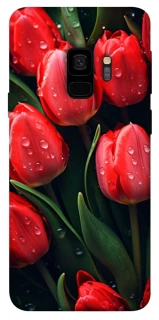 Чохол на Samsung Galaxy S9 Червоні тюльпани фото 1 Чохол на Samsung Galaxy S9 Червоні тюльпани фото 1 з 1