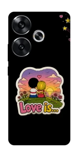 Чехол на Xiaomi Poco F6 Love is ver.5 фото 1 из 1