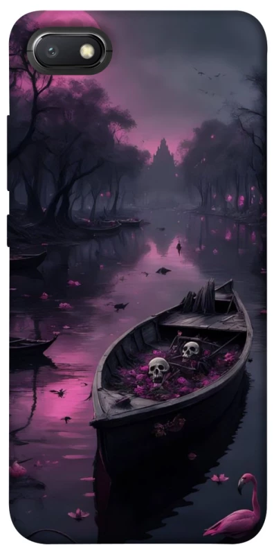 Чохол на Xiaomi Redmi 6A Boat and flamingo фото 1 з 1