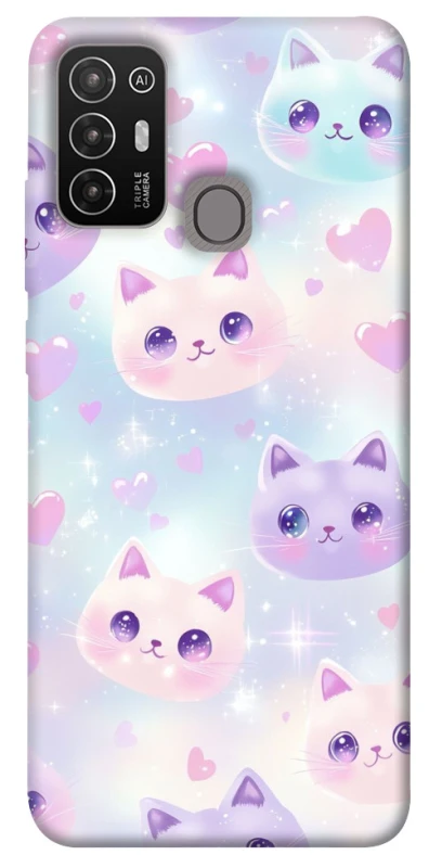 Чохол на ZTE Blade A52 Funny Kittens ver.4 фото 1 з 1