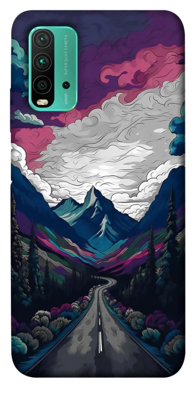 Чохол на Xiaomi Redmi Note 9 4G / Redmi 9 Power Намальовані гори фото 1 з 1