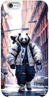 Чохол на Apple iPhone 6/6s plus (5.5") Панда кур'єр фото 1 з 1