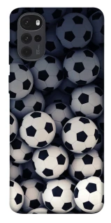 Чехол на Motorola Moto G22 Футбольные мячи фото 1 из 1