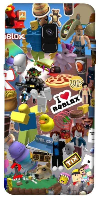 Чохол на Samsung A530 Galaxy A8 (2018) Roblox collage ver.5 фото 1 з 1
