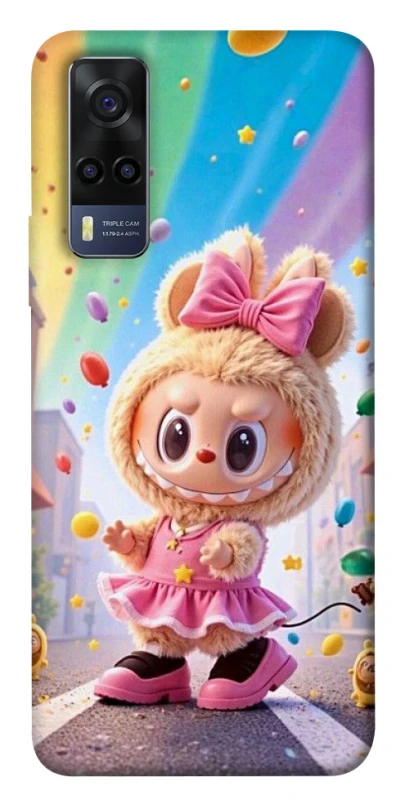 Чохол на Vivo Y53s Labubu rainbow фото 1 з 1