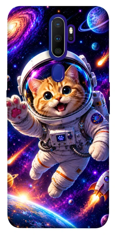 Чохол на Oppo A5 (2020) / Oppo A9 (2020) Space Cat фото 1 з 1
