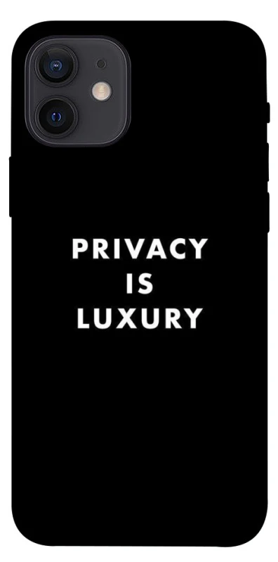 Чохол на Apple iPhone 12 (6.1") Privacy is luxury фото 1 з 1