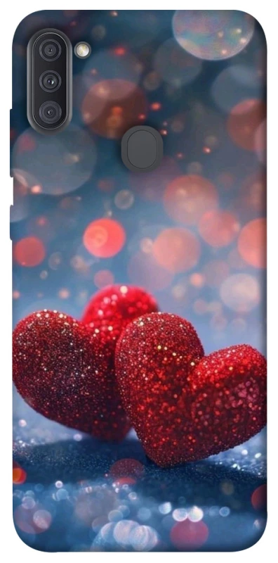 Чехол на Samsung Galaxy A11 Red hearts фото 1 из 1
