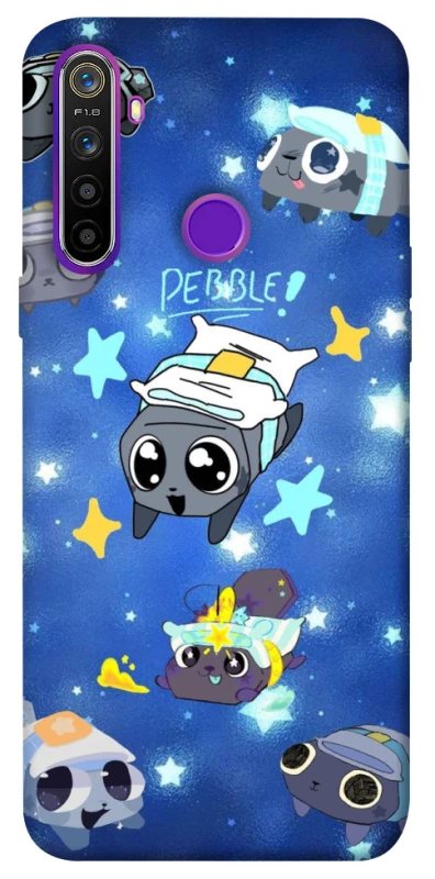 Чехол на Realme 5 Pebble kitten stars фото 1 из 1
