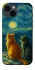 Чохол на Apple iPhone 14 (6.1") Cats under the stars фото 1 з 1
