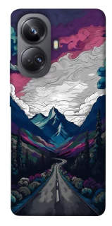 Чехол на Realme 10 Pro+ Нарисованные горы фото 1 из 1