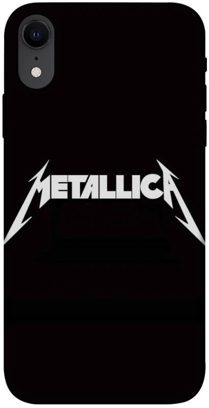 Чехол на Apple iPhone XR (6.1") Metallica logo фото 1 Чехол на Apple iPhone XR (6.1") Metallica logo фото 1 из 1