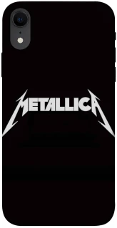 Чехол на Apple iPhone XR (6.1") Metallica logo фото 1 Чехол на Apple iPhone XR (6.1") Metallica logo фото 1 из 1