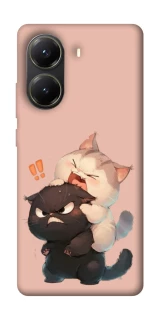 Чехол на Xiaomi Poco X6 Pro Сat and cat фото 1 Чехол на Xiaomi Poco X6 Pro Сat and cat фото 1 из 1