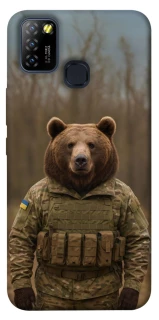Чехол на Infinix Hot 10 Lite Медведь защитник фото 1 из 1