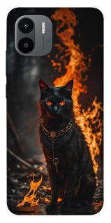 Чехол на Xiaomi Redmi A1+ / Poco C50 / A2+ Огненный кот фото 1 из 1
