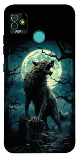 Чохол на TECNO POP 5 Вовк під місяцем фото 1 з 1