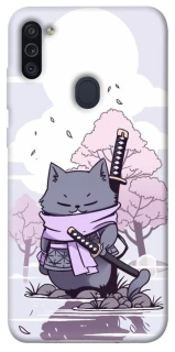 Чехол на Samsung Galaxy M11 Samurai cat фото 1 Чехол на Samsung Galaxy M11 Samurai cat фото 1 из 1
