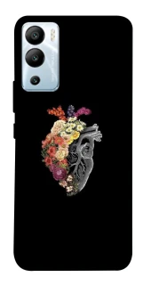Чехол на Infinix Hot 12i Heart with flowers фото 1 из 1