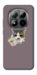 Чехол на Xiaomi Redmi Note 15 Pro 5G cat matcha фото 1 из 1