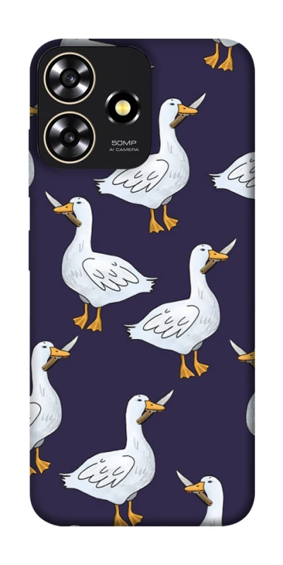 Чохол на ZTE Blade A73 4G Гуси з претензією фото 1 з 1