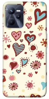 Чохол на Realme C35 Pretty hearts фото 1 з 1
