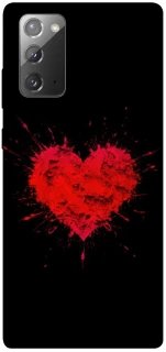 Чохол на Samsung Galaxy Note 20 Splash heart фото 1 з 1