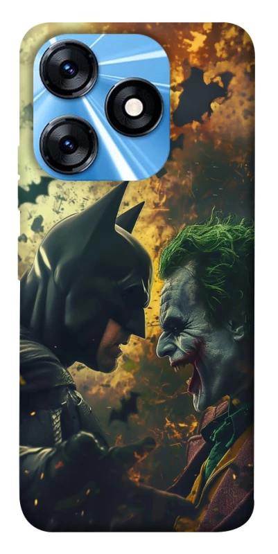 Чехол на TECNO Spark 10 Batman and the Joker фото 1 из 1