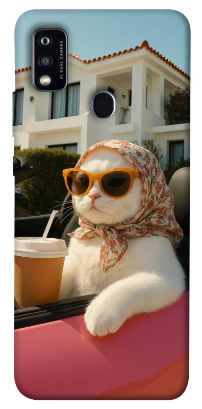 Чохол на ZTE Blade A51 Stylish Cat Cruise фото 1 з 1