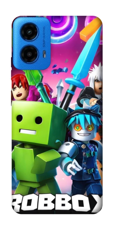 Чохол на Motorola Moto G45 Roblox gaming heroes фото 1 з 1