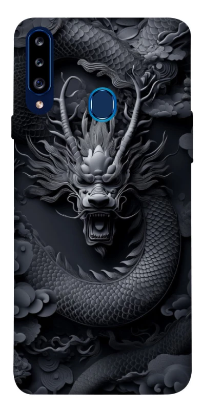 Чохол на Samsung Galaxy A20s black dragon фото 1 з 1