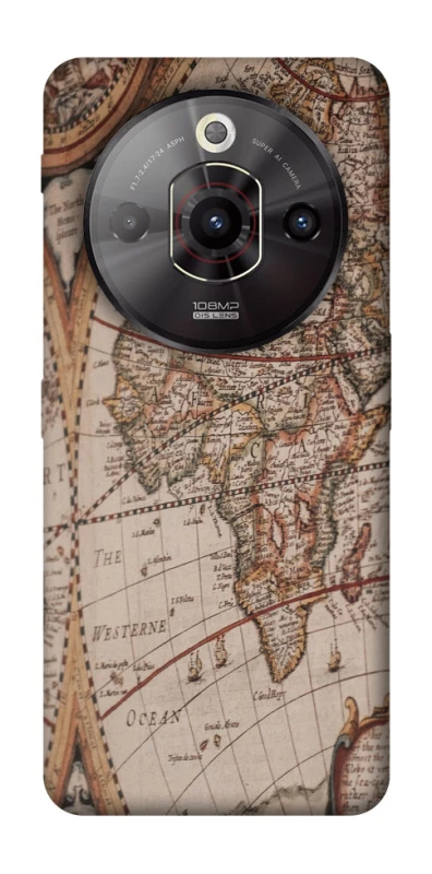 Чехол на ZTE Nubia Focus Pro Карта путешествий фото 1 из 1