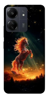 Чохол на Xiaomi Poco C65 Red Fire Horse ver.2 фото 1 з 1