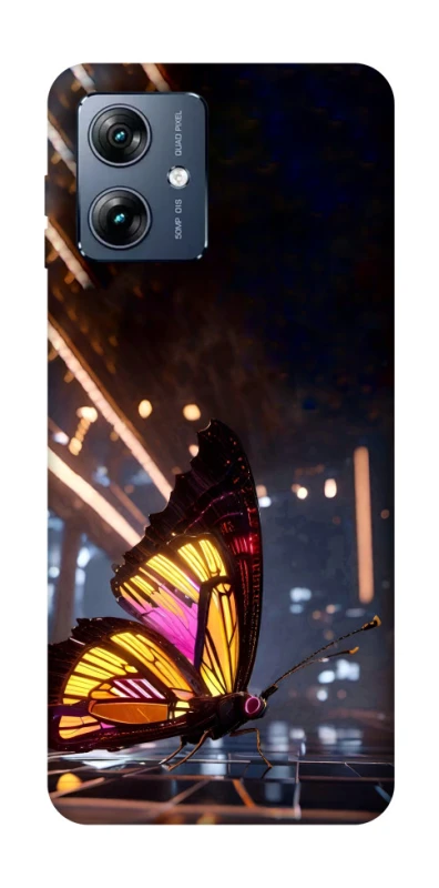Чехол на Motorola Moto G54 Power Cyber butterfly фото 1 из 1