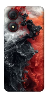 Чохол на ZTE Blade A34 4G Black and Red фото 1 з 1