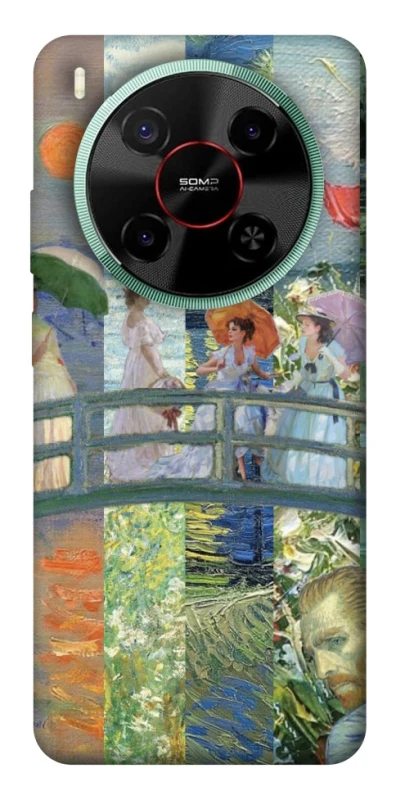 Чехол на ZTE Nubia V70 Max Art collage ver.6 фото 1 из 1