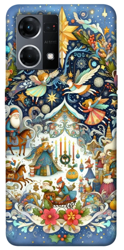 Чехол на Oppo Reno 7 4G Christmas spirit ver.11 фото 1 из 1