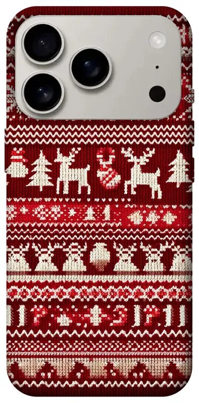 Чехол на Apple iPhone 18 Pro Christmas jumper ver.2 фото 1 из 2