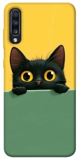 Чохол на Samsung Galaxy A70 (A705F) Black cat v2 фото 1 з 1