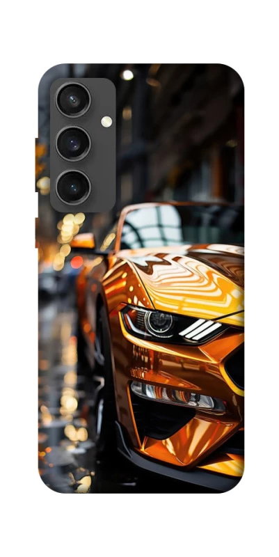 Чохол на Samsung Galaxy S24 FE Golden sports car фото 1 з 1