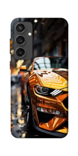 Чохол на Samsung Galaxy S24 FE Golden sports car фото 1 з 1