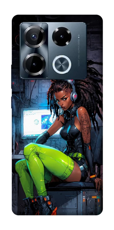Чохол на Infinix Note 40 Pro 4G Cyber girl фото 1 з 1