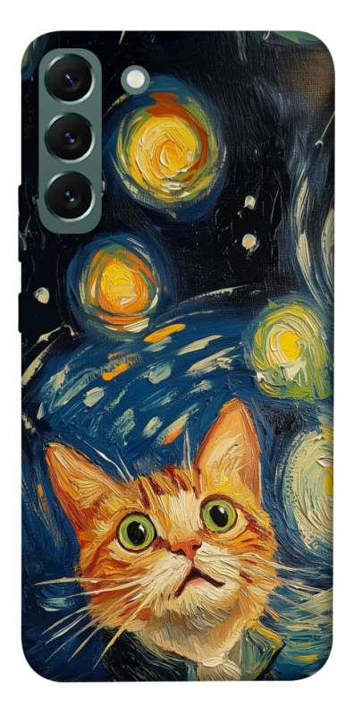 Чехол на Samsung Galaxy S22+ paint cat фото 1 из 1