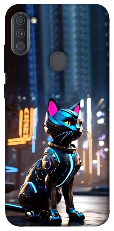 Чохол на Samsung Galaxy A11 Cyber cat фото 1 з 1