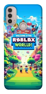 Чехол на Motorola Moto E40 Roblox World фото 1 из 1