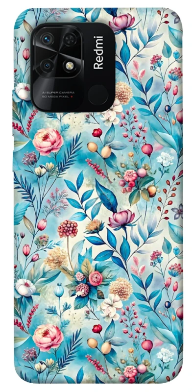 Чохол на Xiaomi Redmi 10C Floral design ver.5 фото 1 з 1