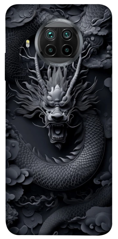 Чохол на Xiaomi Mi 10T Lite / Redmi Note 9 Pro 5G black dragon фото 1 з 1