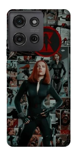 Чохол на Motorola Moto G75 Black Widow фото 1 з 1