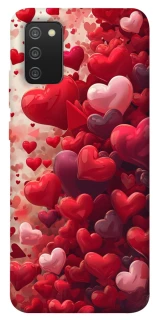Чехол на Samsung Galaxy A02s Many hearts фото 1 из 1