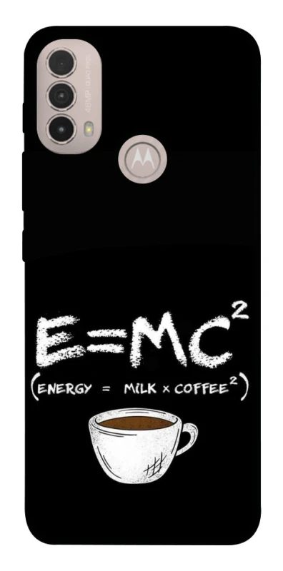 Чехол на Motorola Moto E40 Coffee formula фото 1 из 1